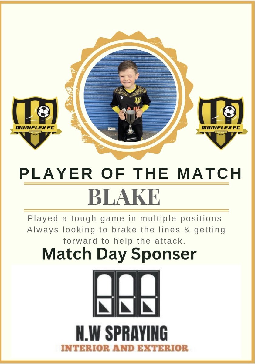 Muniflex Juniors ⚽ 💛 🖤 tweet media