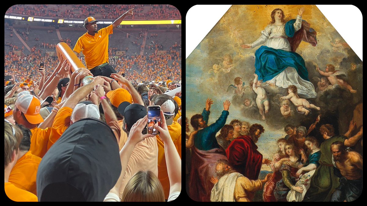 ArtButSports's tweet photo. The Assumption of the Virgin, Circle of Peter Paul Rubens, 16th century, 📸 by @harrylylesjr https://t.co/YjkpbxMRHj