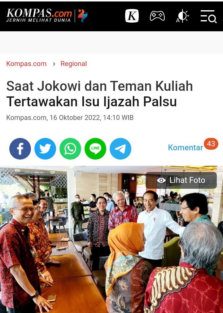 Kita tertawaan aja penyebar hoax ijazah palsu yang dialamatkan kepada pak Jokowi. Hahahaha
