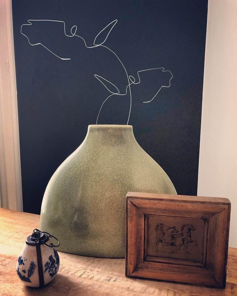 quibelog's tweet image. Juste un bouquet de chevaux #quibeart #oneline #fildefer