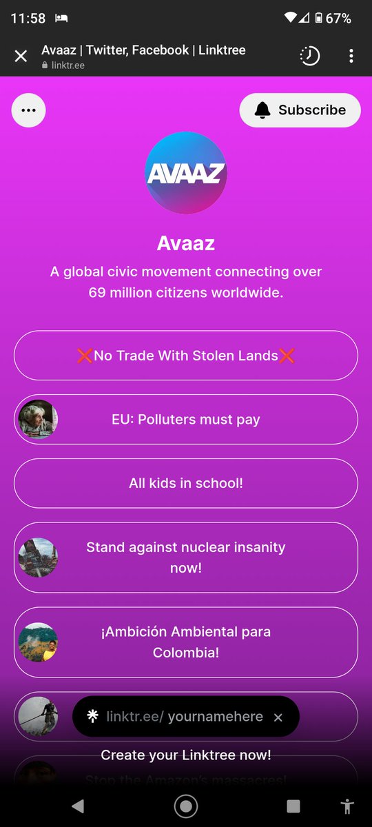 peterh_oz's tweet photo. The No Trade link is not working (yet you're advertising and promoting it on the evil Meta / Instagram) @Avaaz https://t.co/uuSzv3dyRN