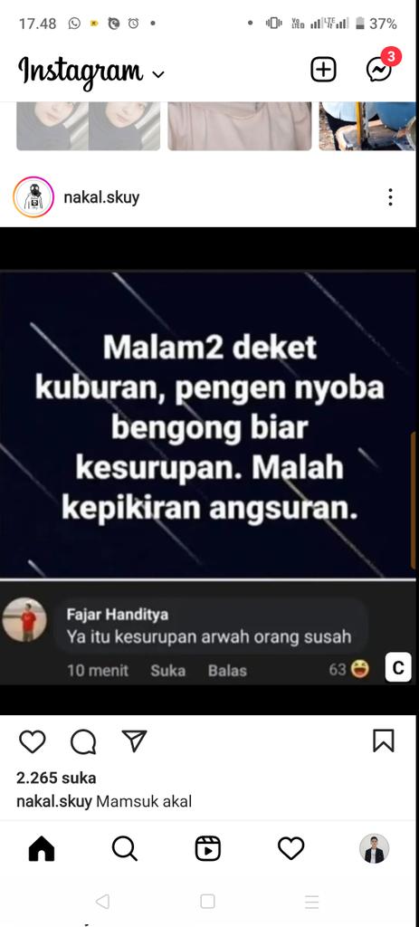 TajsamTamsil's tweet photo. @kegblgnunfaedh Saya kirim kan meme aja :v https://t.co/49PTq2saW0