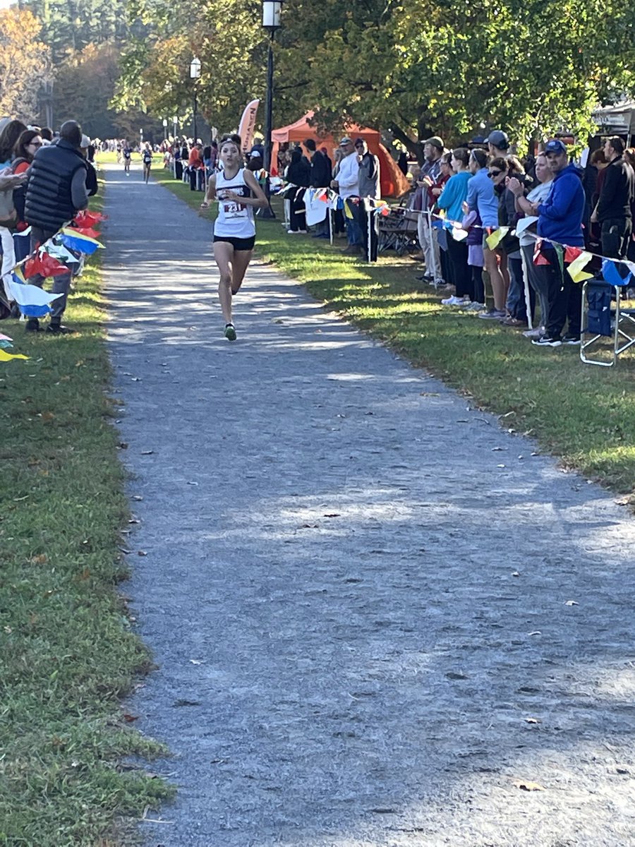 Congrats to <a href="/SophiaMcinnes/">Soph</a> for setting a new school record (and 2nd best in Suffolk history) on the SPAC course. Her second place finish was averaging 5:46 per mile for over 3 miles!