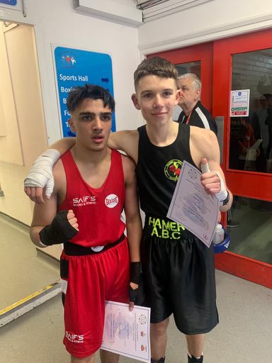 HamerBoxing's tweet image. Absolutely made up for young Alfie McKay…..he has just gone and beaten the Yorkshire Champion which puts him in the top 4 in England 🥊.   On to the finals next weekend 🥇
Well boxed Alfie 💙
I couldn’t be more proud of all our #TeamHamer boxers 💙
@England_Boxing @LtdMetals