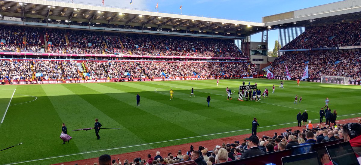 At Villa Park for <a href="/AVFCOfficial/">Aston Villa</a> vs <a href="/ChelseaFC/">Chelsea FC</a> in the Premier League.