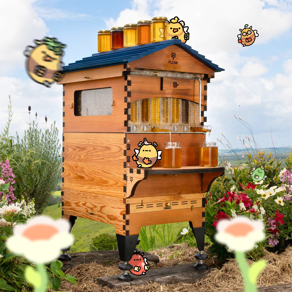 The Beens are getting a FLOW HIVE! 🍯

That's right! We're getting our own community hive to help distribute REAL tasty honey for our holders!!

More information about distribution in our Discord 💛