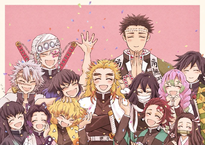 2周年!過去絵でお祝いさんありがとう 
