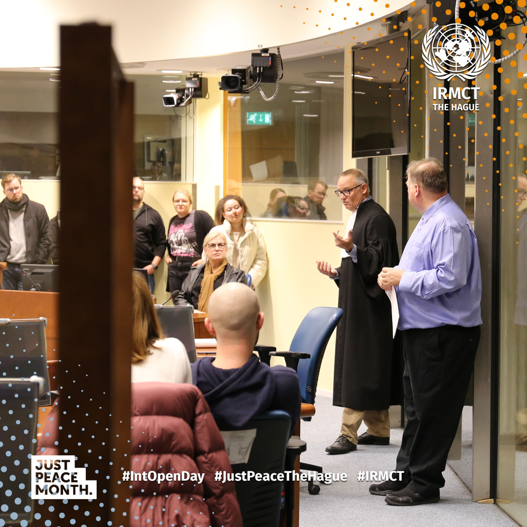 unirmct's tweet photo. Thank you to everyone who visited the #IRMCT during Open Day today! We hope you found it interesting and informative and that you left knowing more about what we do. Don’t forget to tag us and tell us about your experience!
#IntOpenDay #JustPeaceTheHague https://t.co/DFv5uHXDNX