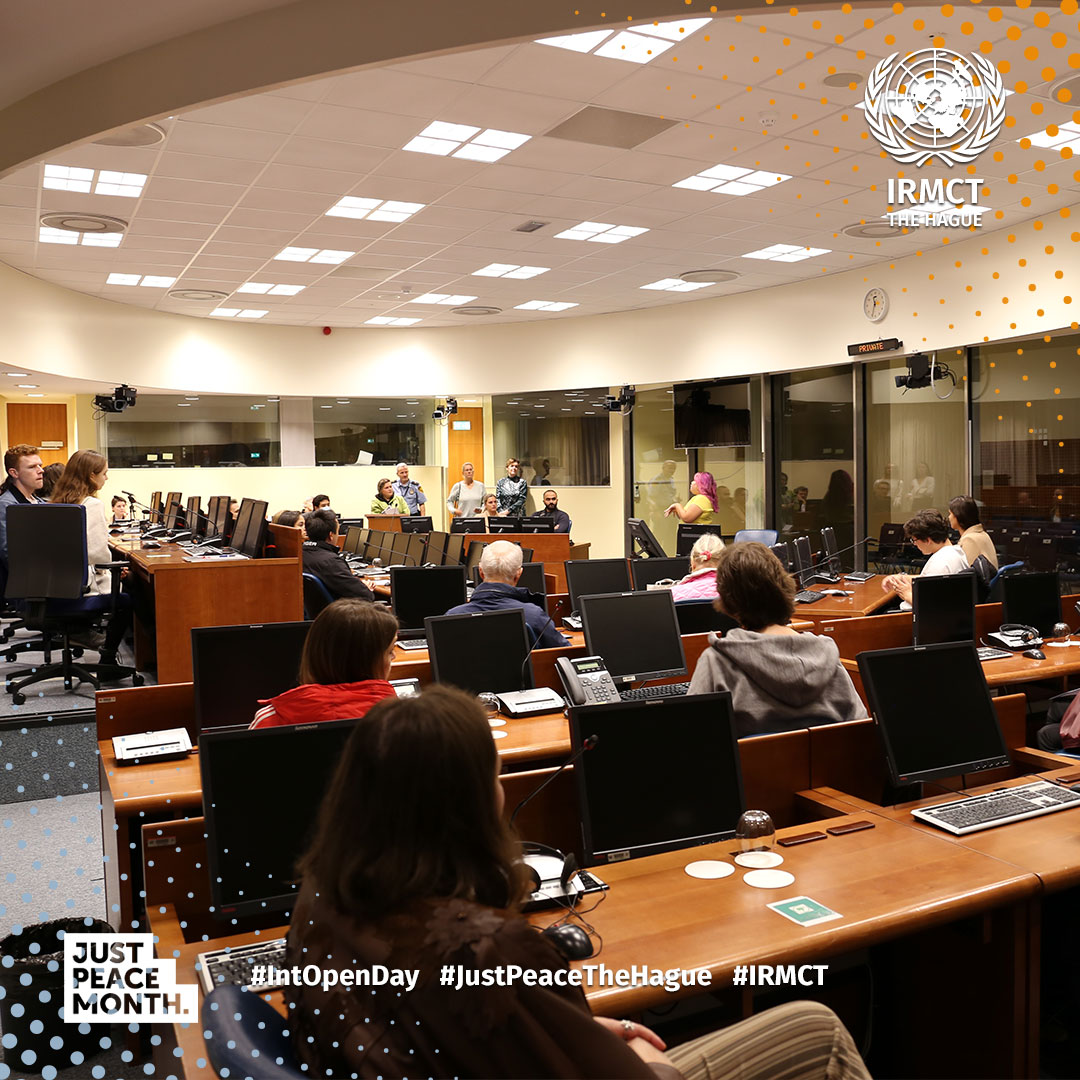 unirmct's tweet photo. Thank you to everyone who visited the #IRMCT during Open Day today! We hope you found it interesting and informative and that you left knowing more about what we do. Don’t forget to tag us and tell us about your experience!
#IntOpenDay #JustPeaceTheHague https://t.co/DFv5uHXDNX