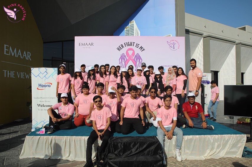 PakistanPink's tweet photo. Pink Pakistan Trust held a "Pinktober Breast Cancer Awareness Bicycle Ride" today, October 16, 2022, at EMAAR Karachi.
We would like to thank all the sponsors and participants who took part in the ride.

#PinkPakistan #drzubaidaqazi #BreastCancerAwarenessMonth #breastcancer https://t.co/rfg3P5sSmw