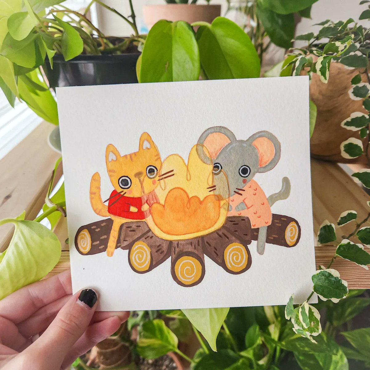 Warmth 🔥✨️ for day 16 of #melotober22