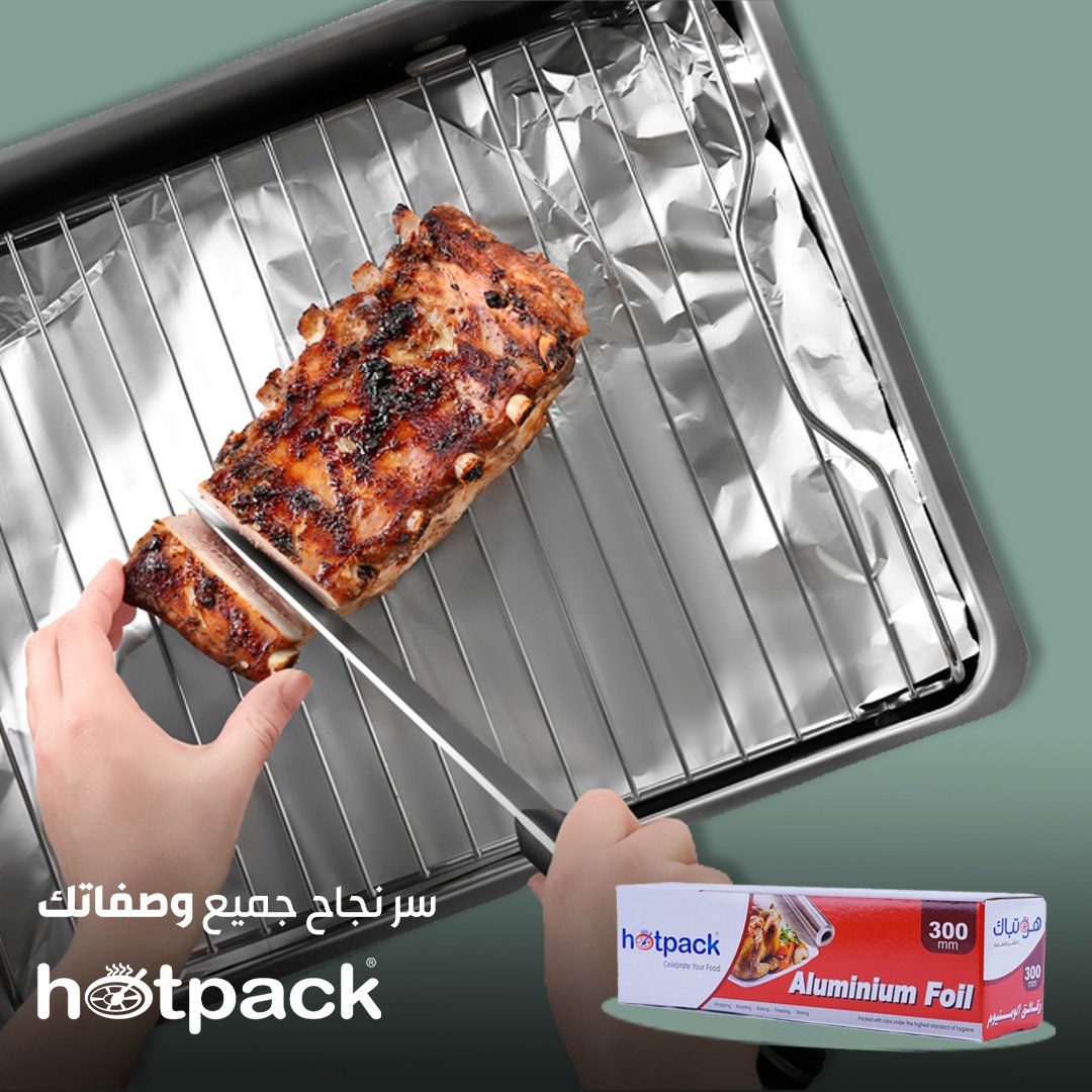 hotpack_sa's tweet photo. رقائق القصدير من #هوتباك غير قابلة الالتصاق هي سر نجاح جميع وصفاتك لأنها تحافظ على نكهة الأطعمة الخاصة بك✅ . 

اطلبها واستمتع : https://t.co/Irfu3cC8bn

Our non stick Almunium Foil are the secret of success of all your delicous meals✅
Try it Now : https://t.co/mj5PvRTOE1