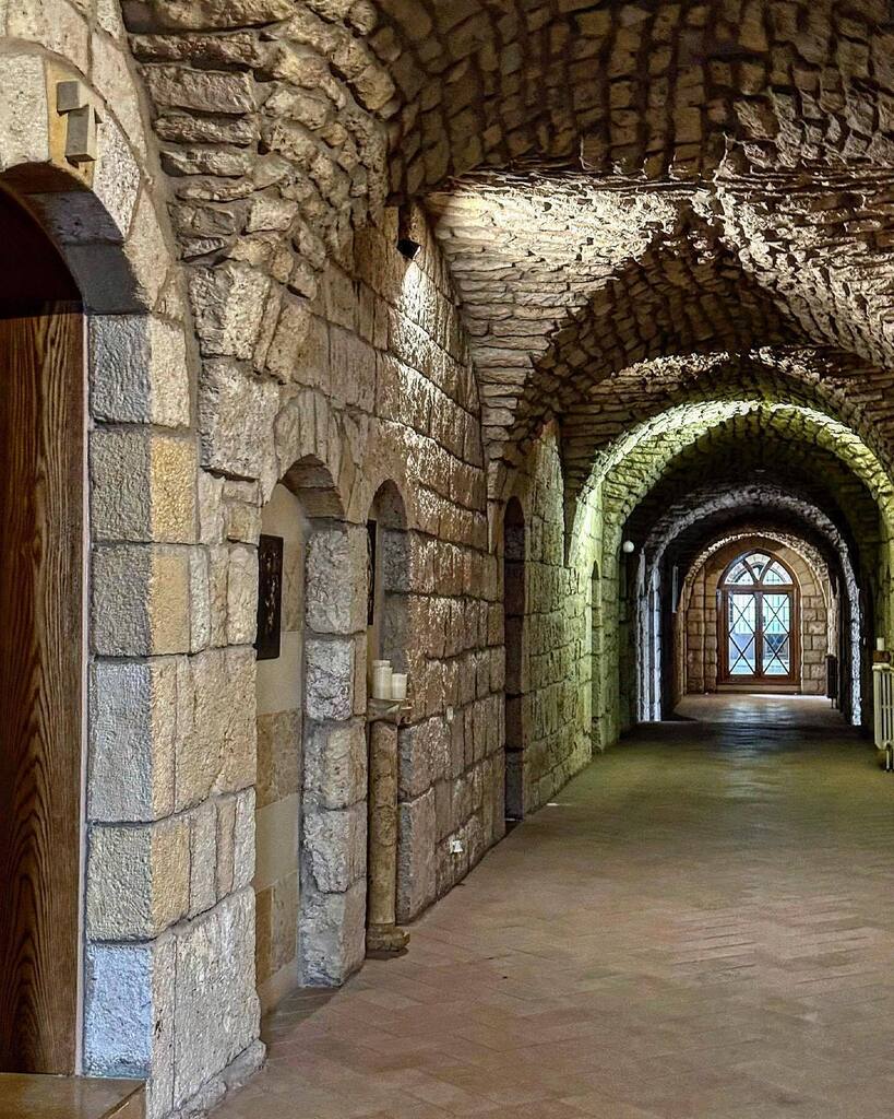 WalidEKhoury's tweet photo. Light at the end of the… corridor #corridor #light #doors #stones #stonewall #vaultedceiling #voûte #Lebanon #monastery https://t.co/eSBcsLTXXY https://t.co/wfQgKIpIpe