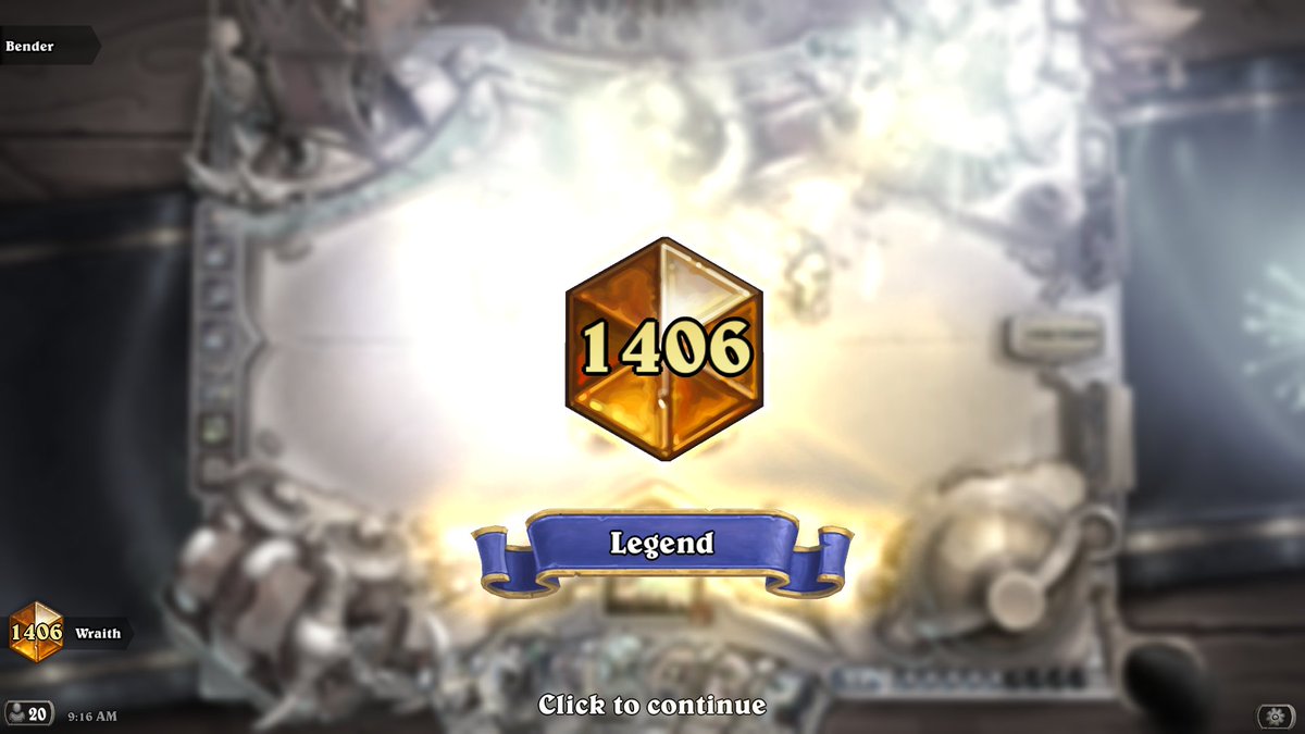 WingsinFour's tweet photo. Finally hit legend this month. When in doubt, play Big Spell Mage! https://t.co/7ekHt47IZr
