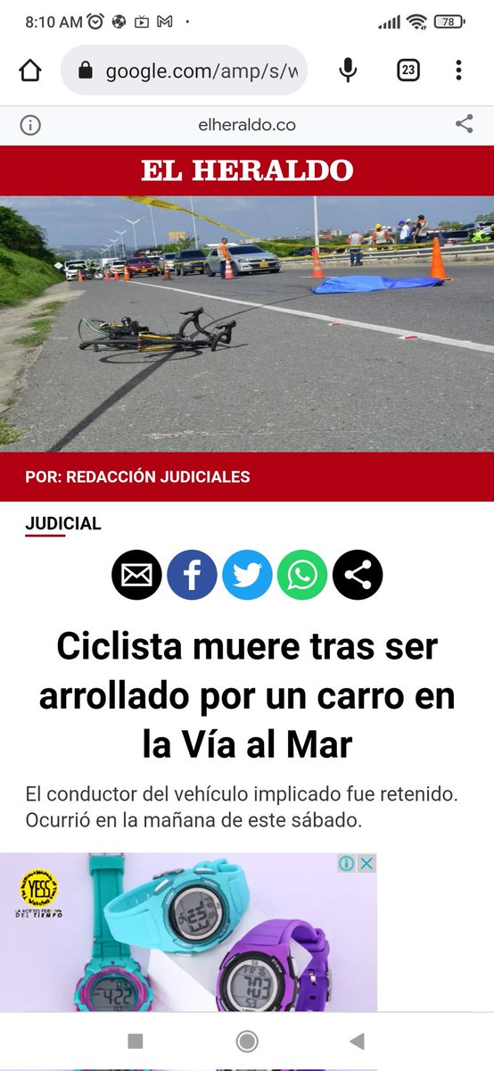 PNocturna's tweet photo. Es increíble despertar con noticias tan nefastas: dos chicos adolescentes matan a otro y frescos. Otros matan a un ciclista recreativo, lo desmembranan. Uno de ellos se bajan con una botella de licor, el conductor dice que es abogado y que no había chocado nada https://t.co/y8k4qka0dw