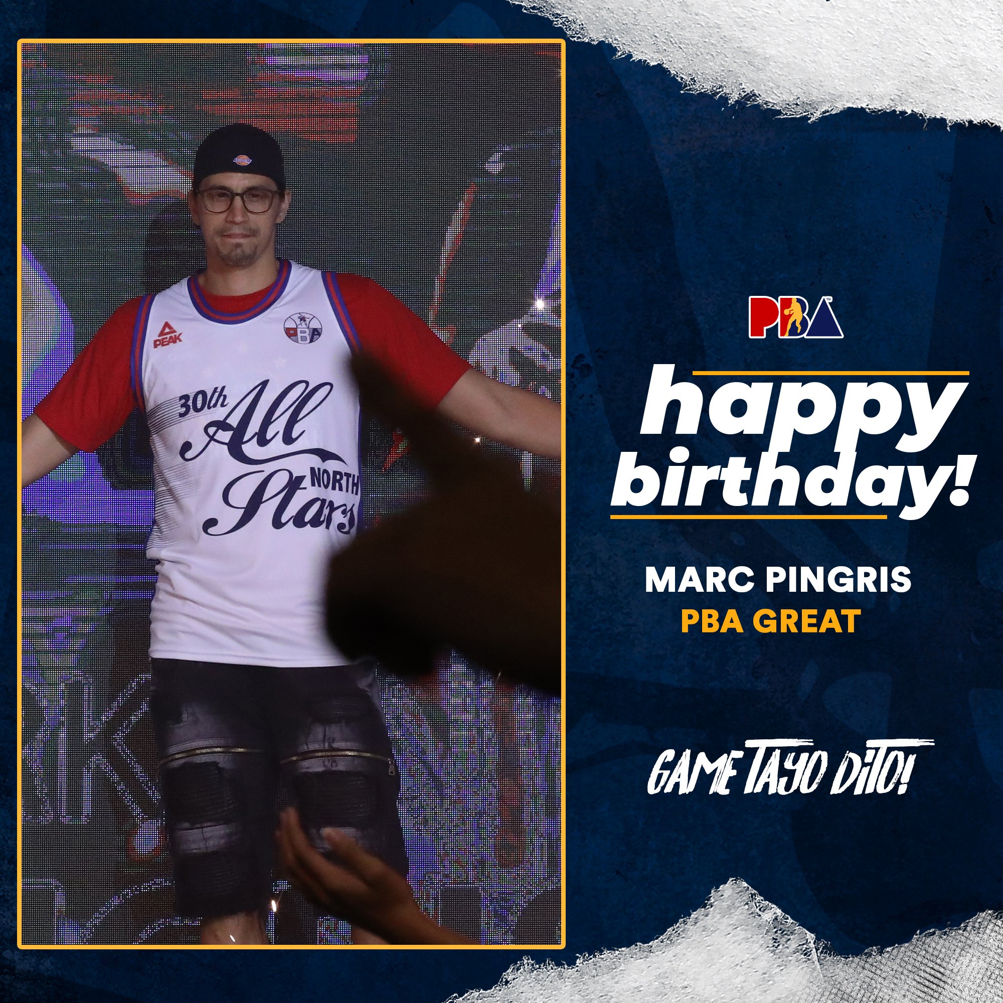Happy birthday idol Marc Pingris  