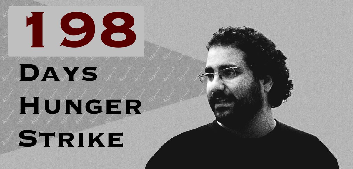 Marji264's tweet photo. 198 DAYS today
In 2 days Alaa will have been on hunger strike 200 DAYS!
Join @FreedomForAlaa Tues 18 Oct 5.30-6.30 pm outside Foreign Office,King Charles St SW1A 2AH calling for his release ahead of #COP27
#SaveAlaa
#FreeAlaa
@AmnestyUK
@GreenpeaceUK
@jeremycorbyn
@CarolineLucas https://t.co/Msmp9uR3NU