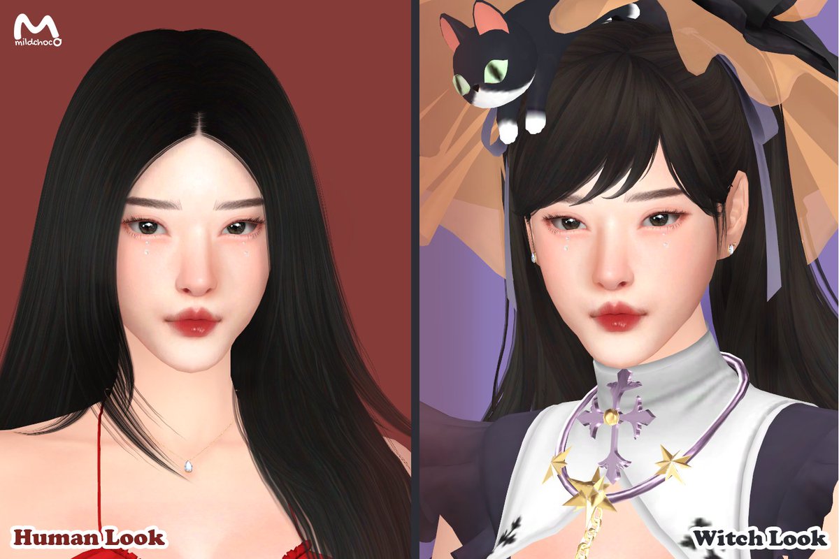 Mildchocco's tweet photo. 🔮 Cayla (Halloween Sim)🪄
Have fun to play the sims 4 in this Halloween ❤️
Thank you BunbunzSims for facemask cc ❤️
🧙♀️You can download
Patreon : https://t.co/Yg5Grf7gFA
or
Origin ID : OHello_BrownieO
Item name : Cayla (Halloween Sim)
#TheSims4 #Mildchoco #ShowUsYourSims https://t.co/2QykQGiiRT