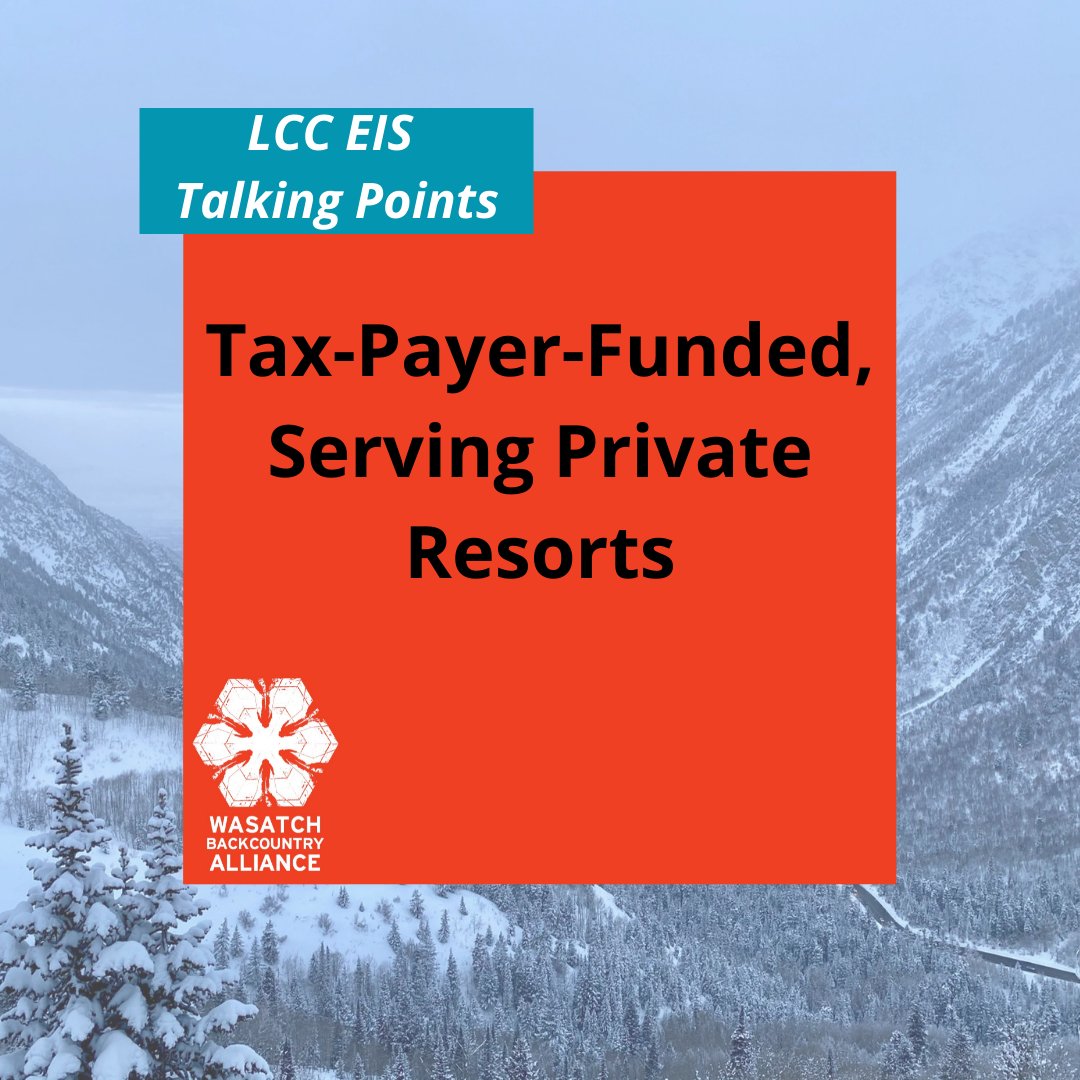 WasatchBCAlli's tweet photo. Check out our full list of EIS Talking Points to include in your comments ⬇️
https://t.co/1ljQhTozK8 https://t.co/AEhtCBmkrN