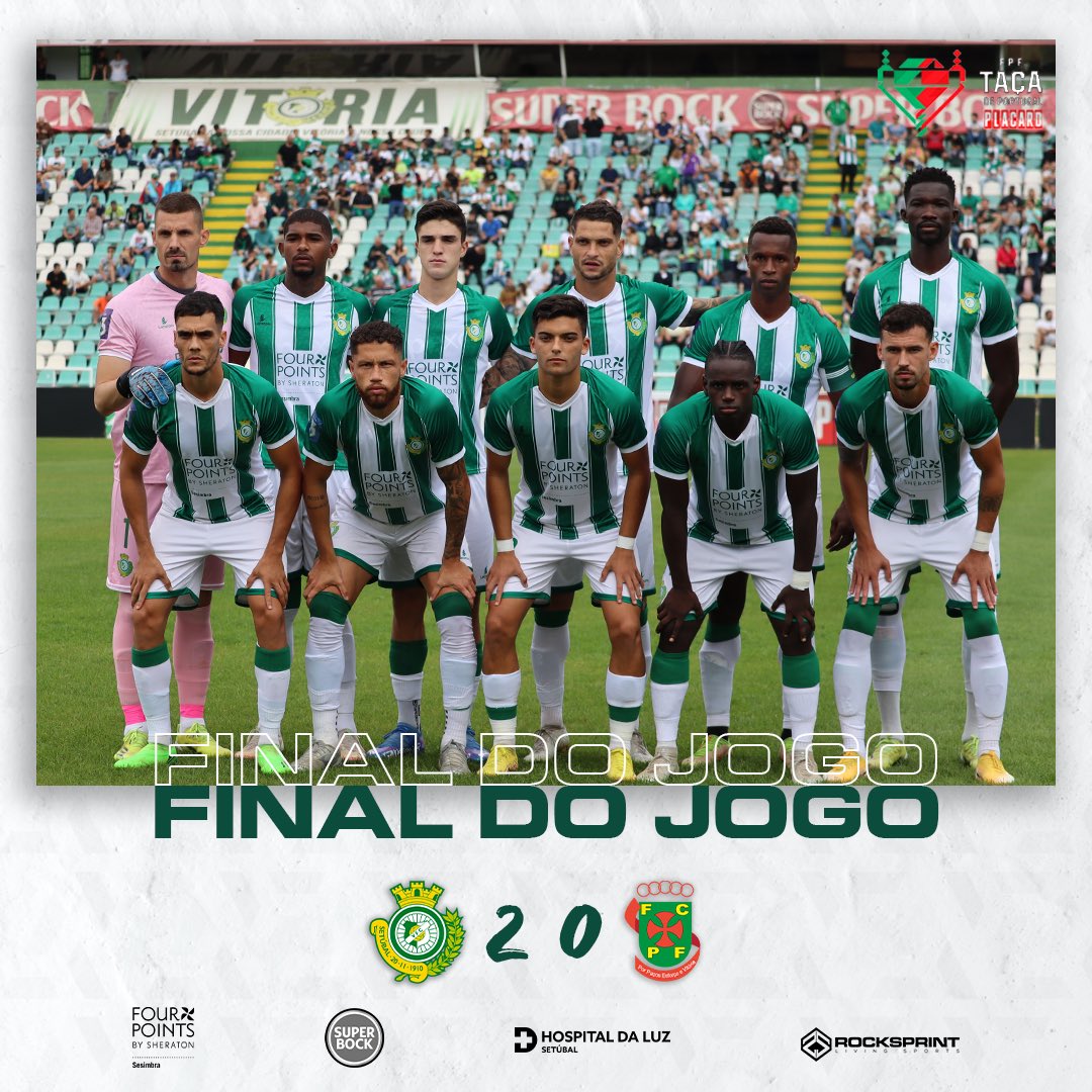JÁ ESTÁÁÁÁ! O VITÓRIA ESTÁ NA 4ª ELIMINATÓRIA DA TAÇA DE PORTUGAL 🤩🙌

𝐕𝐢𝐭𝐨́𝐫𝐢𝐚 𝐅𝐂 2 🆚 0 FC Paços de Ferreira

⚽ Varela
⚽ François

VAMOS JUNTOS! 🇳🇬💚

#UmSóCaminho