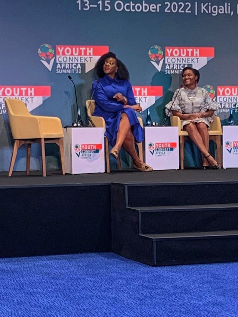 Topic: Shifting the African Development Narrative through Media. I enjoyed being on the other side of the mic, as a panelist, moderated by Barbra Umohoza. I hope <a href="/YouthConnektAf/">YouthConnekt Africa</a> looks into an industry day next yr, for youth to showcase/exhibit their businesses. #YouthConnekt2022