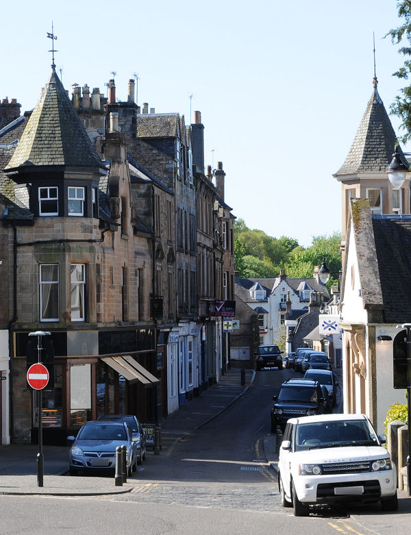 WHERE IN SCOTLAND?

Where is this?

This is a detail from an image that appears somewhere on Undiscovered Scotland. Please reply with your answers. We'll award kudos to the first correct response before posting the next in the series tomorrow. Some signs have been obscured.