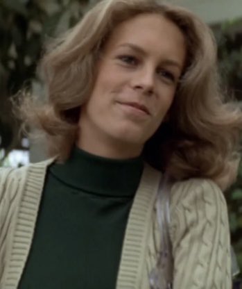 SlasherLaurie's tweet photo. First time we saw Laurie Strode vs the last time we saw Laurie Strode 🧡🖤 https://t.co/ENbi3CW17l