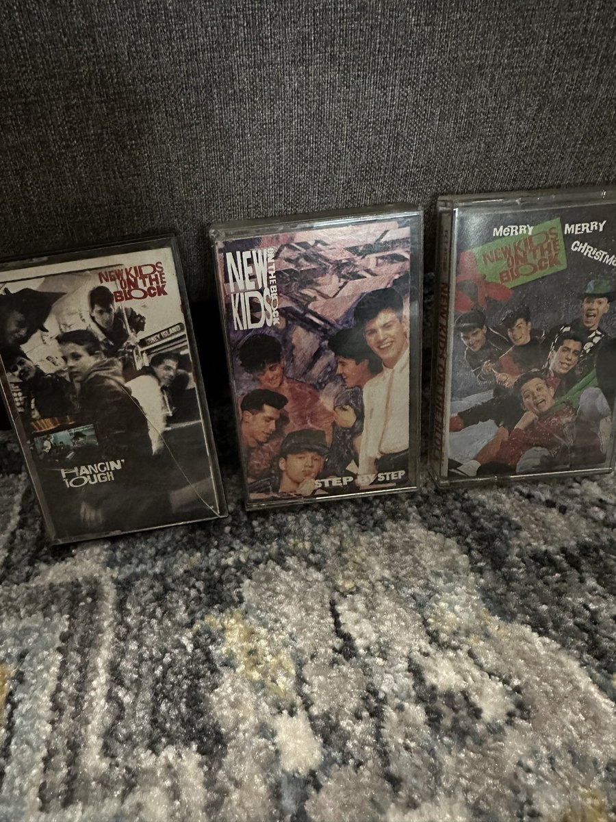 singerkay's tweet photo. Found an old box of mine while cleaning out my dad’s house. Anyone have a cassette player? @NKOTB https://t.co/7SHFXBikJB