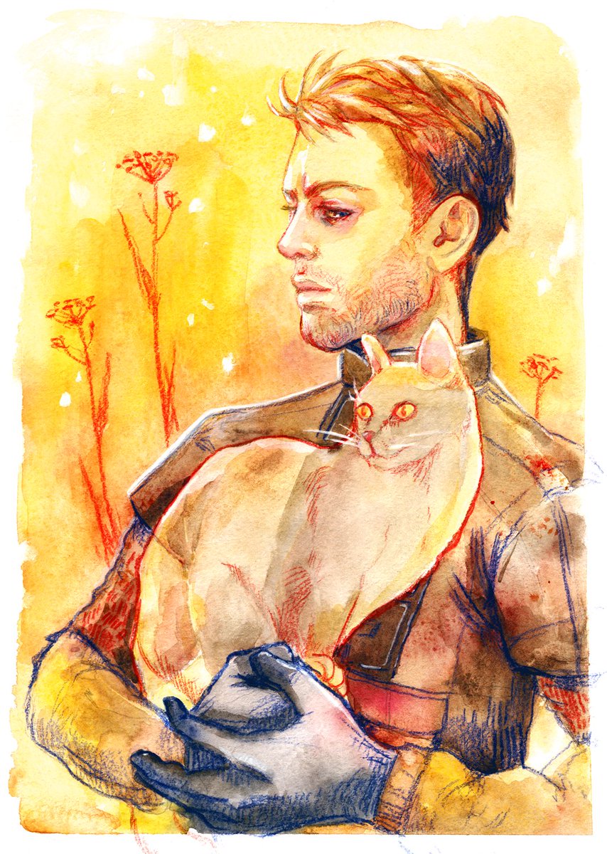 #мороктябрь #pathologic_fest

We present our work for Days 15-16: «Transparent Cat»:
Artemy and his pet.
Art by wonderful <a href="/shaidis_art/">Shaidis</a>

Наша работа ко Дням 15-16: «Прозрачная кошка»:
Артемий и его питомица.
Автор: чудесная <a href="/shaidis_art/">Shaidis</a>

#gorhon_stories 
#морутопия #pathologic