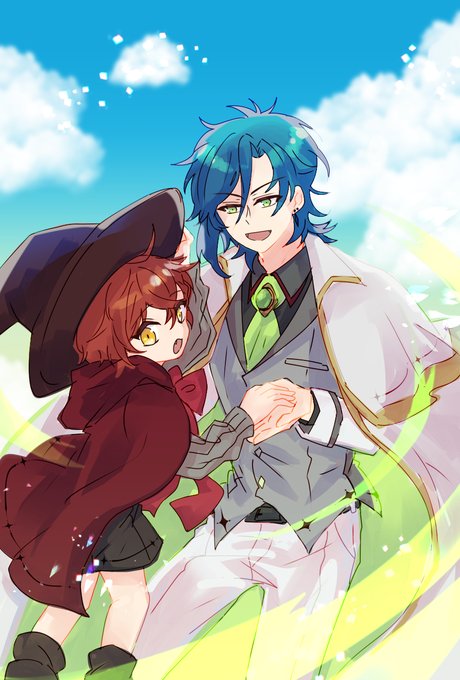 お題『魔法使いパロディ』*魔法使い師弟、dz子化#sgdz毎週お題ワンドロライ 