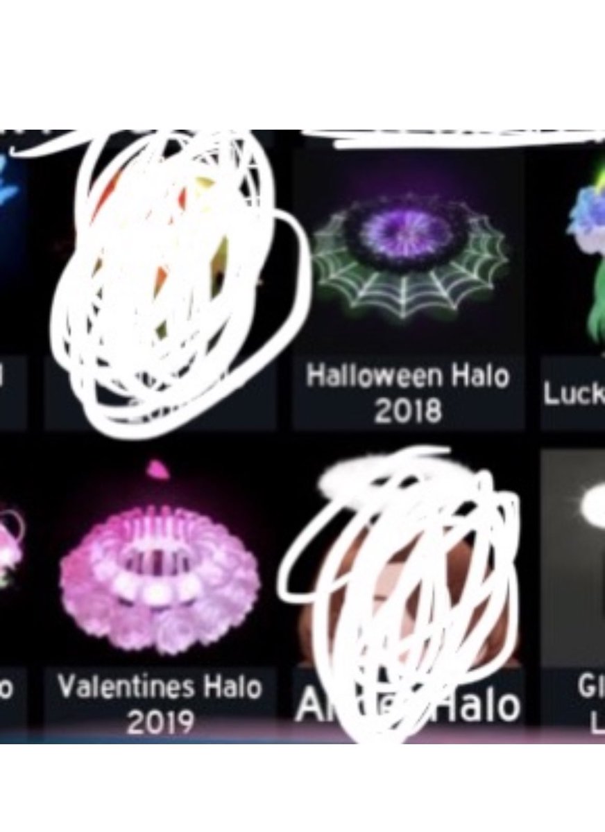 elxtrades's tweet photo. Trading hal18 with or val19 for dims! 
IA for hal18 1.1mil
 IA for val19 1.3-1.4mil
Or both for good mid/ high tier halo
Feel free to offer!
( i dont offer)
#royalehigh #royalehightrades #royalehightrading #royalehightrade #crosstrading #rh #adoptme #adoptmetrades #adoptmetrading https://t.co/YzeELZzHNV