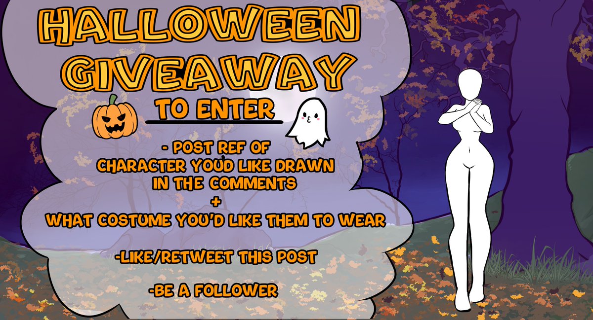 Thiccest_Bae's tweet image. 🪦Your-Character-Here Halloween Giveaway!!🪦

TO ENTER:
🎃 post ref of your character + what costume they will wear
🎃like/retweet this post
🎃be a follower

The winner will be picked 10/23/2022