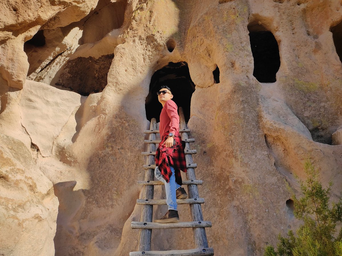 irvinngariman's tweet photo. Visiting the #BandelierNationalMonument.
The monument protects over 33,000 acres of rugged but beautiful canyon and mesa country as well as evidence of a human presence here going back over 11,000 years. 
#IVLP #StateIVLP #WorldLearning #IVLPGlobalMoment https://t.co/V88vfQL13B