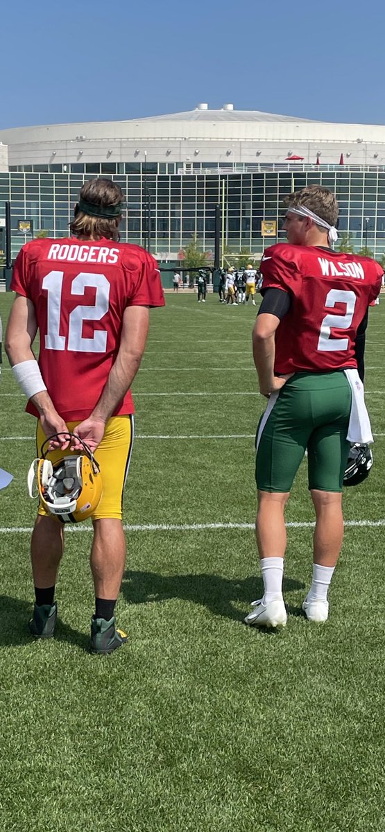 Dreams do come true! I can’t tell you how many times @ZachWilson and I have watched Rogers on tv or studied his every movement on YouTube. Today he gets a chance to play against him. Parents if your child has a dream, embrace it. Sometimes dreams do come true.