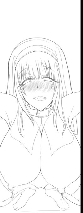 [成人向け閲覧注意/20歳未満閲覧禁止/NSFW]

えっちな方えっちじゃない方どっちも描こうとしてるのに、こっちにばかり力を入れすぎたのに上手くいかない。
シスターフード(?)難しい、というより何かをかぶらせるのほんと難しい。 