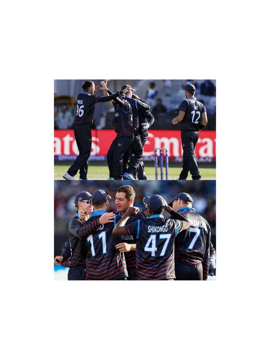 BasuSaumi's tweet photo. #NAMvsSL
#SLvsNamibia 
#SLvNAM 
#T20WorldCup2022 
#T20WorldCup 
#T20worldcup22 
#Namibia Started A Victorious Journey By Successfully Defeating The #AsiaCup Winner✌🏏
Well Played &amp; Good Luck👍✌ https://t.co/7k8bnVHZru