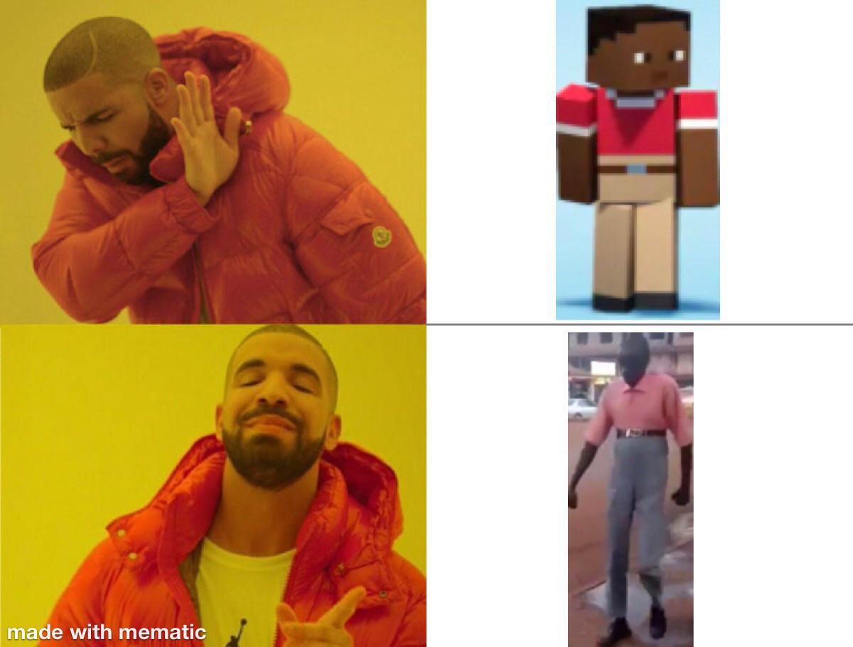 Roblox MeMe  Minecraft Skin