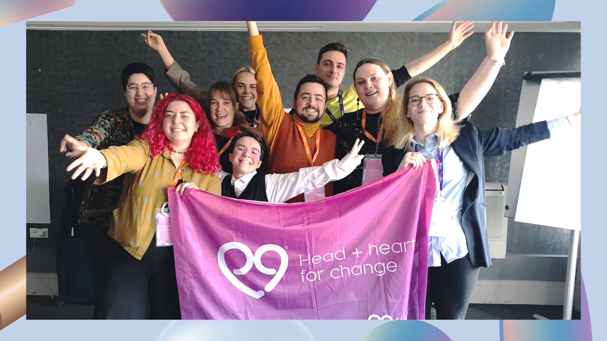 IGLYO's tweet photo. Our Members have voted! 🗳️ #IGLYOAMC22

Welcome to new Board Members Ósk (🇮🇸), João (🇵🇹) &amp; Miha (🇸🇮), and congrats to Toryn (🇮🇪), Ophélie (🇫🇷), Aida (🇦🇲) &amp; Spyros (🇬🇷) for their re-election!

With Ralu (🇷🇴) &amp; Natalia (🇫🇮), the IGLYO Board now counts 9 #LGBTQI young #activists! 👏 https://t.co/yBDsAchV2P