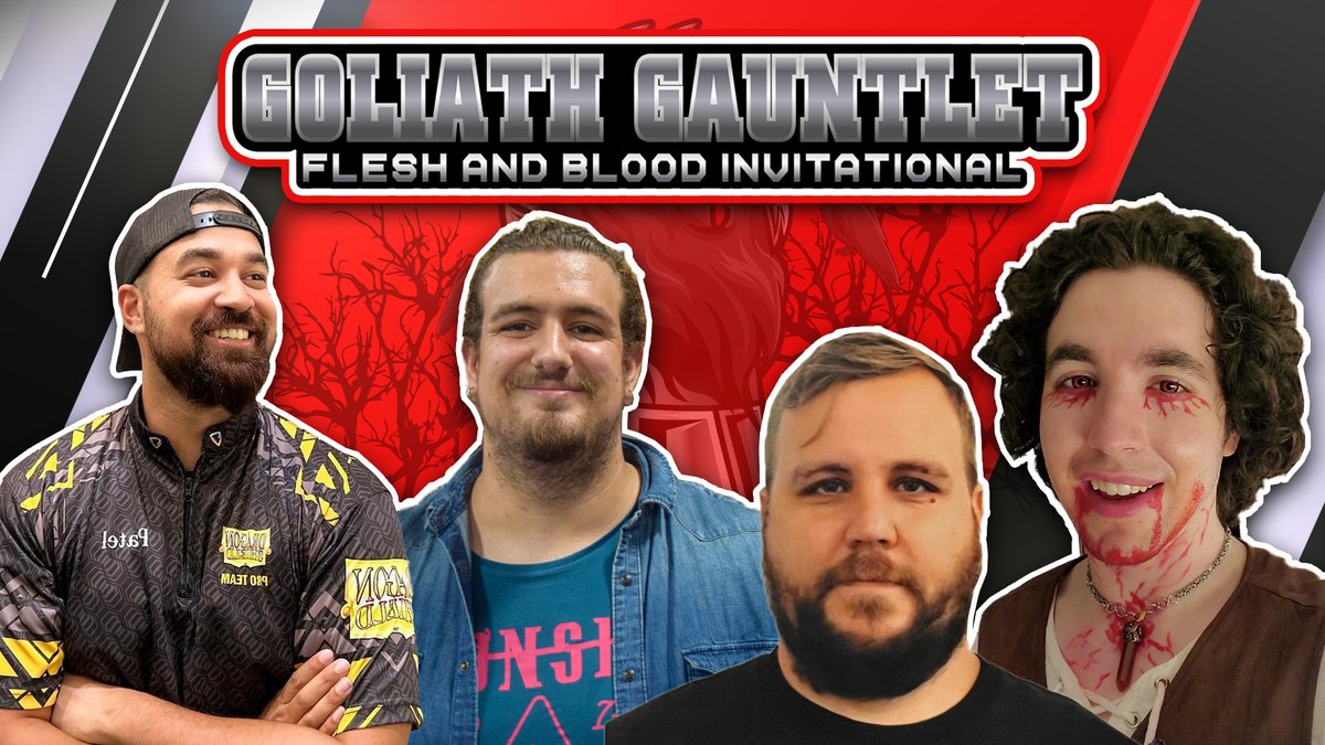 983media's tweet photo. 📢 The @fabtcg #GoliathGauntlet Sunday action goes live in just 30 minutes! Join us for the premiere!
📺 https://t.co/KYuFU5QYOE https://t.co/rFFRpRdpcF