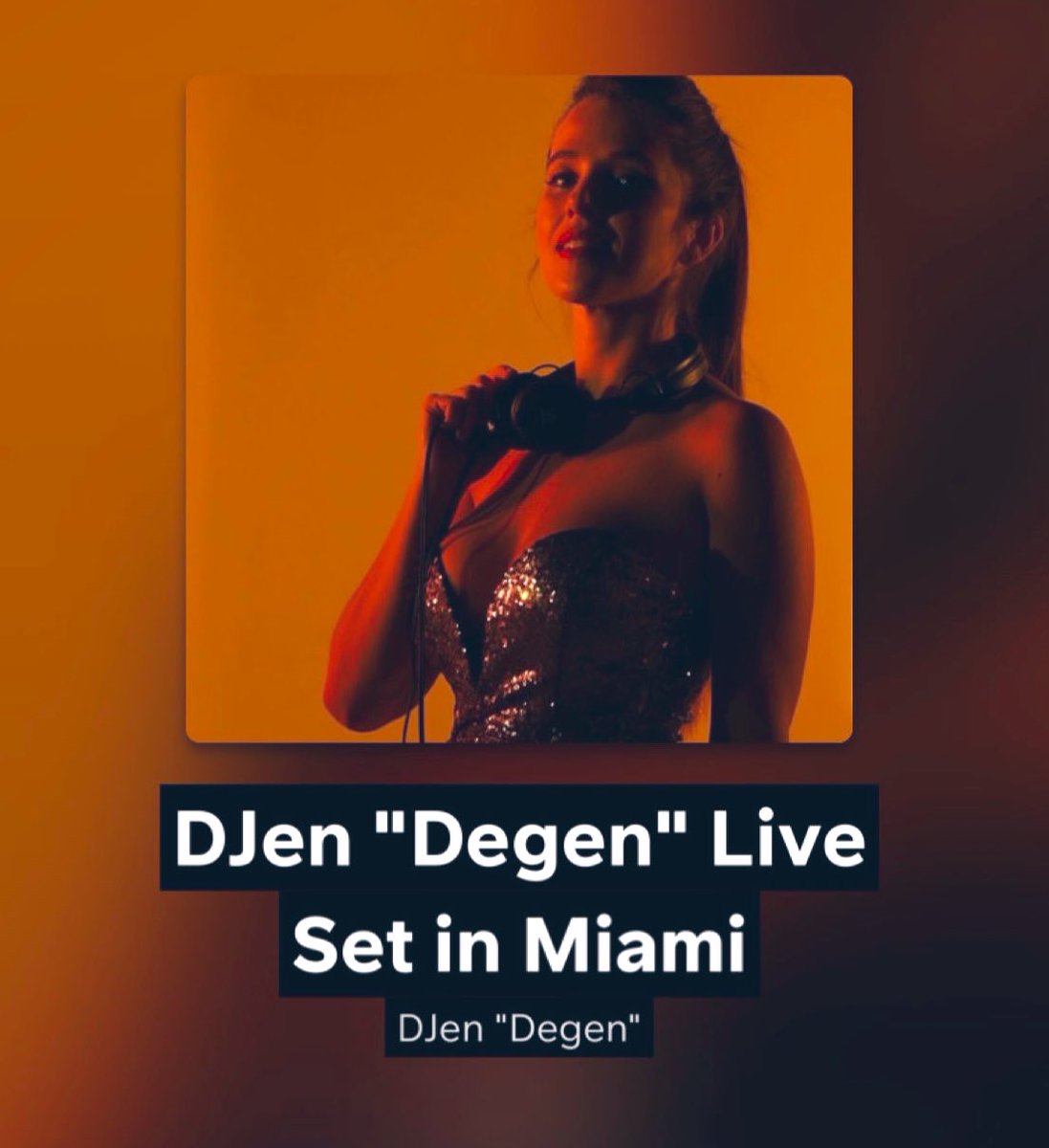 jennyschorsch's tweet photo. GM! A new DJen is bornβ¦ I hope you enjoy my first DJ set πΆπ #cryptodj #miamitechdj #miamidj #nftdj #nftmusic #miamilovers #musiclovers Follow me on Soundcloud https://t.co/QioIyph73A https://t.co/Yv668IdlHl