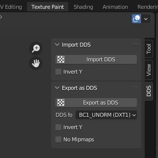 MatyaModding's tweet photo. I made a Blender I/O for DDS textures.
It's for testing my DDS-TGA converter, but I think it's also useful for someone. (like who is working on ripped models from non-UE games) https://t.co/zMONps0GLM