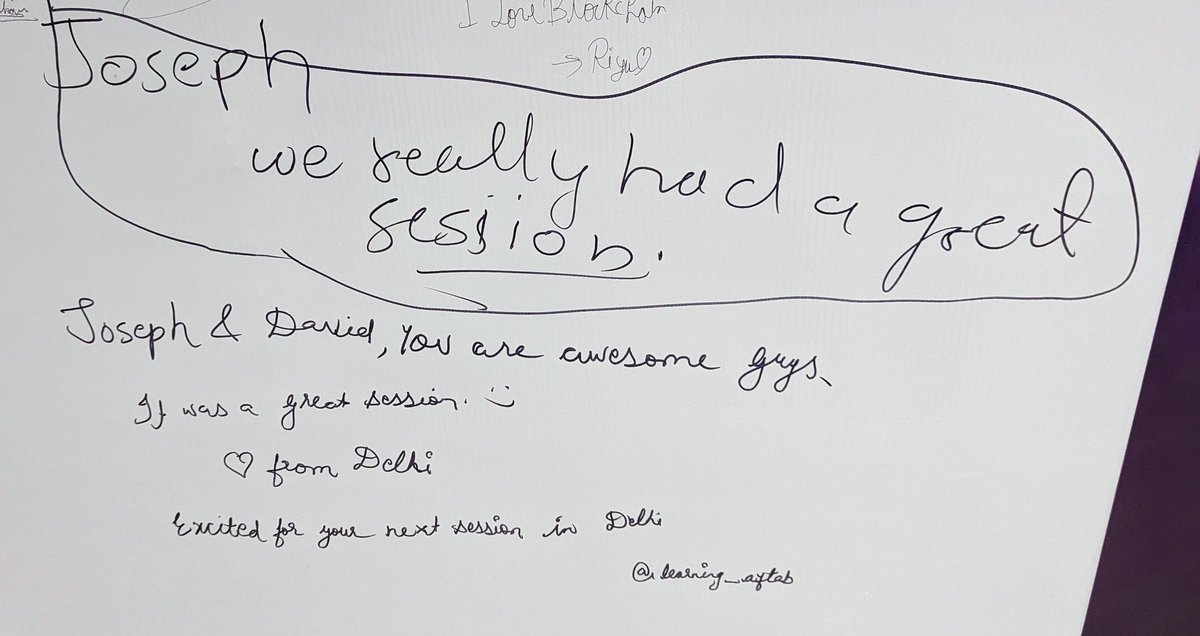 Feedback for me on the feedback wall at <a href="/CsharpCorner/">C# Corner</a> #CSharpCon22