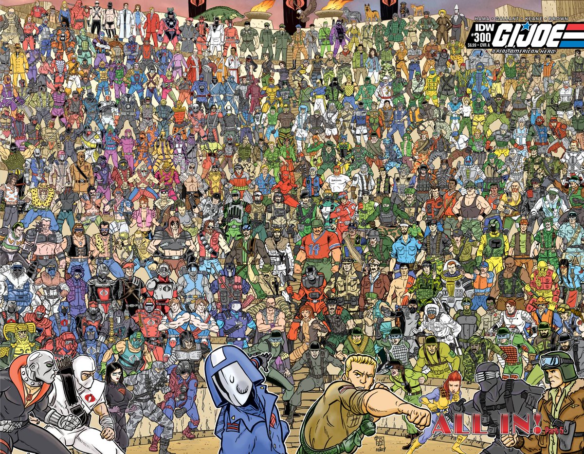TheBigBang_'s tweet photo. Insane cover by #JamieSullivan for GI JOE: A REAL AMERICAN HERO #300!
On FOC now! https://t.co/1Ue4m2m0IT
