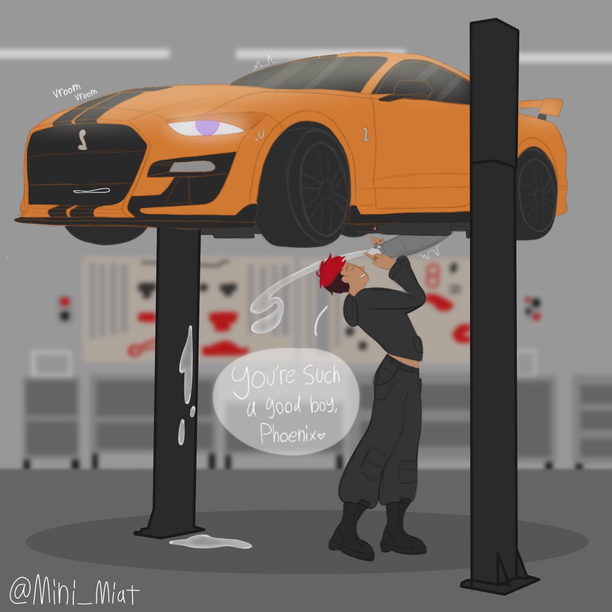 Remember to milk your mustang at least once a week to keep him happy and healthy. ;)