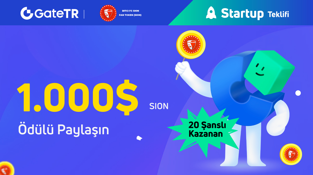 Gate_Turkce's tweet photo. GateTR Özel Etkinlik: BITCI FC Sion Fan Token (SION)
 
⚡️RT &amp; Takip Et @Gate_Turkiye, @BitciChain
 
🎁SION havuzundan pay almak için duyuru kanalımıza göz atın: 👉 https://t.co/fRSHZyanR0

Ne kadar çok retweet o kadar çok SION Token🏃‍♂️

#gateiostartup https://t.co/FRAvg6U7cg