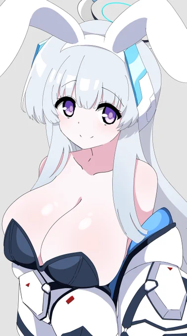 よっしゃ!軽率に生塩ノアちゃんをバニーガールにするぞ!!!!!#ブルーアーカイブ #生塩ノア#ブルアカ 