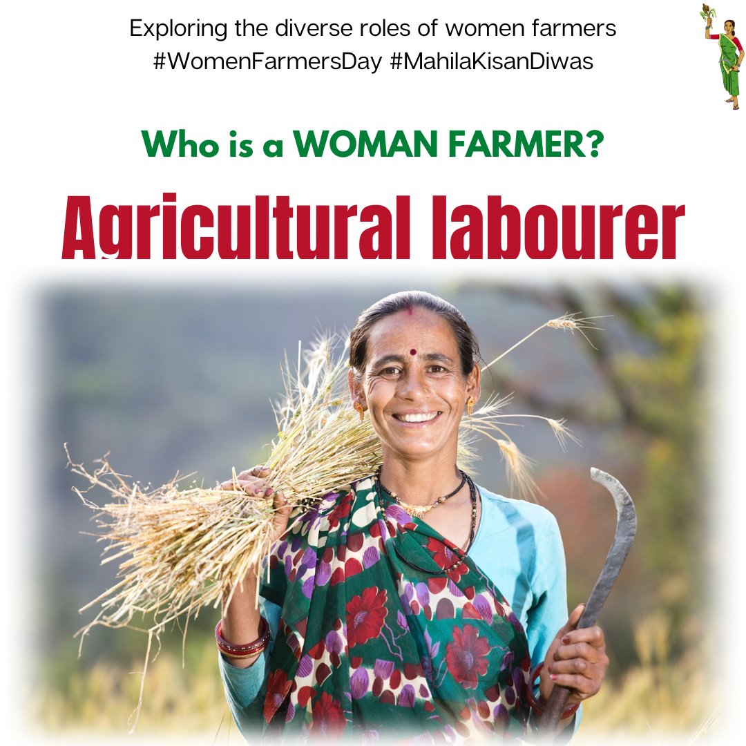 WomenMarch4C's tweet photo. On Women Farmers’ Day, let us demand that all women farmers including labourers should be able to access universal coverage for all social security schemes such as pension, maternity benefits, health and life insurance, etc. #WomenFarmersDay 
#MahilaKisanDiwas @MahilaKisan https://t.co/E9WwsQ8MWL