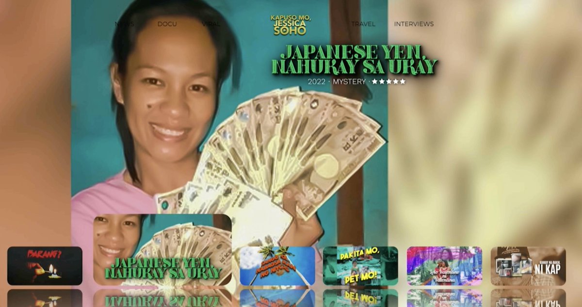 KM_Jessica_Soho's tweet photo. NOW AIRING: JAPANESE YEN, NAHUKAY SA UKAY #KMJS https://t.co/764l9Sfw9j