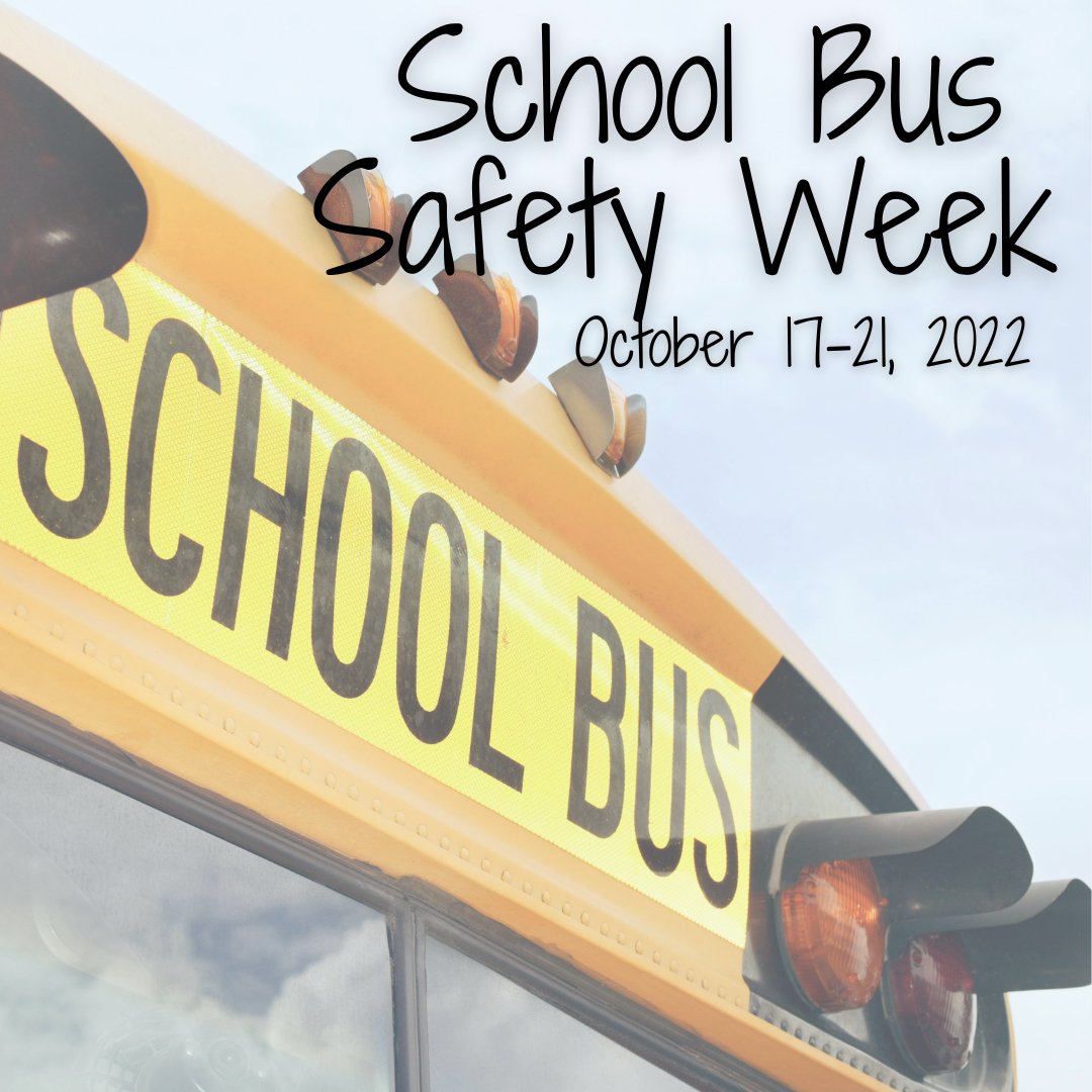 mybigyellowbus's tweet photo. October 17-21 is School Bus Safety Week. We will be sharing safety messages all week. Join the safety conversation by using #BusSafety22 @TVDSB @LDCSB https://t.co/gExQd2yNkb