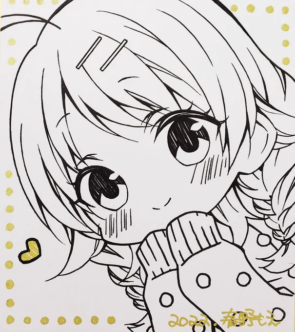こちらも会場で描いためぐる💛
#SSF05 